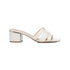 Sandali bianchi da donna con tacco a blocco 6 cm Lora Ferres, Donna, SKU w042001192, Immagine 0